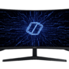 Samsung Odyssey G5 C34G55TWWP - G55T Series - LED monitor - gaming - curved - 34" - 3440 x 1440 UWQHD @ 165 Hz - VA - 250 cd/m≤ - 2500:1 - HDR10 - 1 ms - HDMI, DisplayPort - black