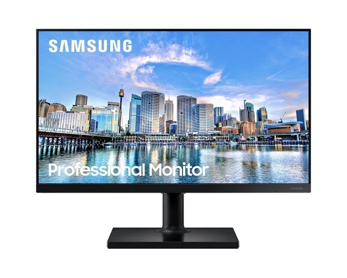 Samsung F22T450FQR - T45F Series - LED monitor - 22" - 1920 x 1080 Full HD (1080p) @ 75 Hz - IPS - 250 cd/m≤ - 1000:1 - 5 ms - 2xHDMI, DisplayPort - black