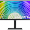 Samsung S24A600UCU - S60UA Series - LED monitor - 24" - 2560 x 1440 WQHD @ 75 Hz - IPS - 300 cd/m≤ - 1000:1 - HDR10 - 5 ms - HDMI, DisplayPort, USB-C - black