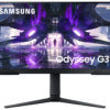 Samsung Odyssey G3 S24AG320NU - LED monitor - 24" - 1920 x 1080 Full HD (1080p) @ 165 Hz - VA - 250 cd/m≤ - 3000:1 - 1 ms - HDMI, DisplayPort - black