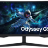 Samsung Odyssey G5 S27CG552EU - G55C Series - LED monitor - gaming - curved - 27" - 2560 x 1440 QHD @ 165 Hz - VA - 300 cd/m≤ - 2500:1 - HDR10 - 1 ms - HDMI, DisplayPort - black