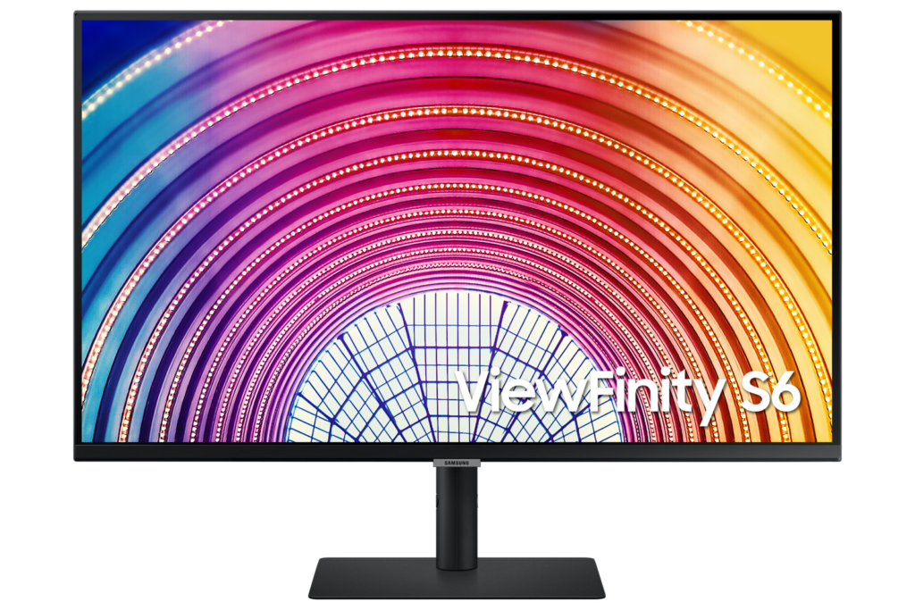 Samsung ViewFinity S6 S32A600UUP - S60UA Series - LED monitor - 32" - 2560 x 1440 QHD @ 75 Hz - VA - 300 cd/m≤ - 3000:1 - HDR10 - 5 ms - HDMI, DisplayPort, USB-C - black