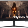 Samsung Odyssey G7 S32BG700EU - G70B Series - LED monitor - Smart - gaming - 32" - 3840 x 2160 4K @ 144 Hz - IPS - 350 cd/m≤ - 1000:1 - DisplayHDR 400 - 1 ms - 2xHDMI, DisplayPort - speakers - black