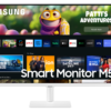 Samsung S32CM501EU - M50C Series - LED monitor - Smart - 32" - 1920 x 1080 Full HD (1080p) @ 60 Hz - VA - 250 cd/m≤ - 3000:1 - HDR10 - 4 ms - 2xHDMI - speakers - white