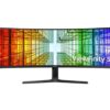 Samsung ViewFinity S9 S49A950UIP - S95UA Series - QLED monitor - curved - 49" - 5120 x 1440 Dual Quad HD @ 120 Hz - VA - 400 cd/m≤ - 3000:1 - DisplayHDR 400 - 4 ms - 2xHDMI, DisplayPort, USB-C - speakers - charcoal black