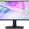 Samsung ViewFinity S9 S49C950UAU - S95UC Series - LED monitor - curved - 49" - 5120 x 1440 Dual Quad HD @ 120 Hz - VA - 350 cd/m≤ - 3000:1 - DisplayHDR 400 - 5 ms - 2xHDMI, DisplayPort, USB-C - speakers - black