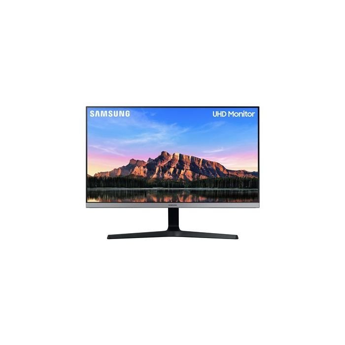 Samsung U28R550UQP - UR55 Series - LED monitor - 28" (28" viewable) - 3840 x 2160 4K @ 60 Hz - IPS - 300 cd/m≤ - 1000:1 - HDR10 - 4 ms - 2xHDMI, DisplayPort - dark blue/grey