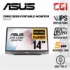 ASUS ZenScreen MB14AC - LED monitor - 14" - portable - 1920 x 1080 Full HD (1080p) - IPS - 250 cd/m≤ - 5 ms - USB-C - dark grey