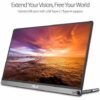 ASUS ZenScreen MB16ACE - LED monitor - 15.6" - portable - 1920 x 1080 Full HD (1080p) @ 60 Hz - IPS - 250 cd/m≤ - 5 ms - USB-C - dark grey