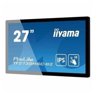 iiyama ProLite TF2738MSC-B2 - LED monitor - 27" - open frame - touchscreen - 1920 x 1080 Full HD (1080p) @ 60 Hz - A-MVA+ - 300 cd/m≤ - 3000:1 - 5 ms - HDMI, DVI, DisplayPort - speakers - black