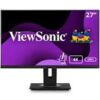 ViewSonic VG2756-4K - LED monitor - 27" - 3840 x 2160 4K - IPS - 350 cd/m≤ - 1000:1 - 5 ms - 2xHDMI, DisplayPort, USB-C - speakers