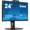 iiyama ProLite XUB2490HSUH-B1 - LED monitor - 24" (23.8" viewable) - 1920 x 1080 Full HD (1080p) @ 100 Hz - IPS - 250 cd/m≤ - 1300:1 - 4 ms - HDMI, DisplayPort - speakers - black, matte