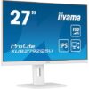 iiyama ProLite XUB2792QSU-W6 - LED monitor - 27" - 2560 x 1440 QHD @ 100 Hz - IPS - 250 cd/m≤ - 1300:1 - 0.4 ms - HDMI, DisplayPort - speakers - white, matte