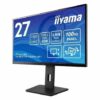 iiyama ProLite XUB2797QSN-B1 - LED monitor - 27" - 2560 x 1440 WQHD @ 100 Hz - IPS - 250 cd/m≤ - 1300:1 - 1 ms - HDMI, DisplayPort, USB-C - speakers - black, matte